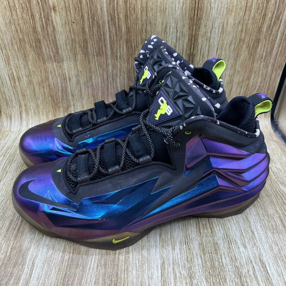 Nike Chuck Posite Men's Size 15 Cave Purple Iridescent Barkley Shoes 684758-500
